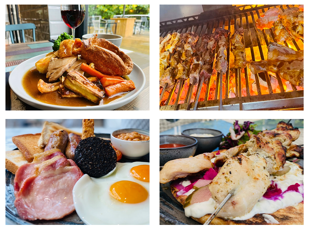 The Oak Bar Terrace Our outside terrace is spacious with heated umbrellas